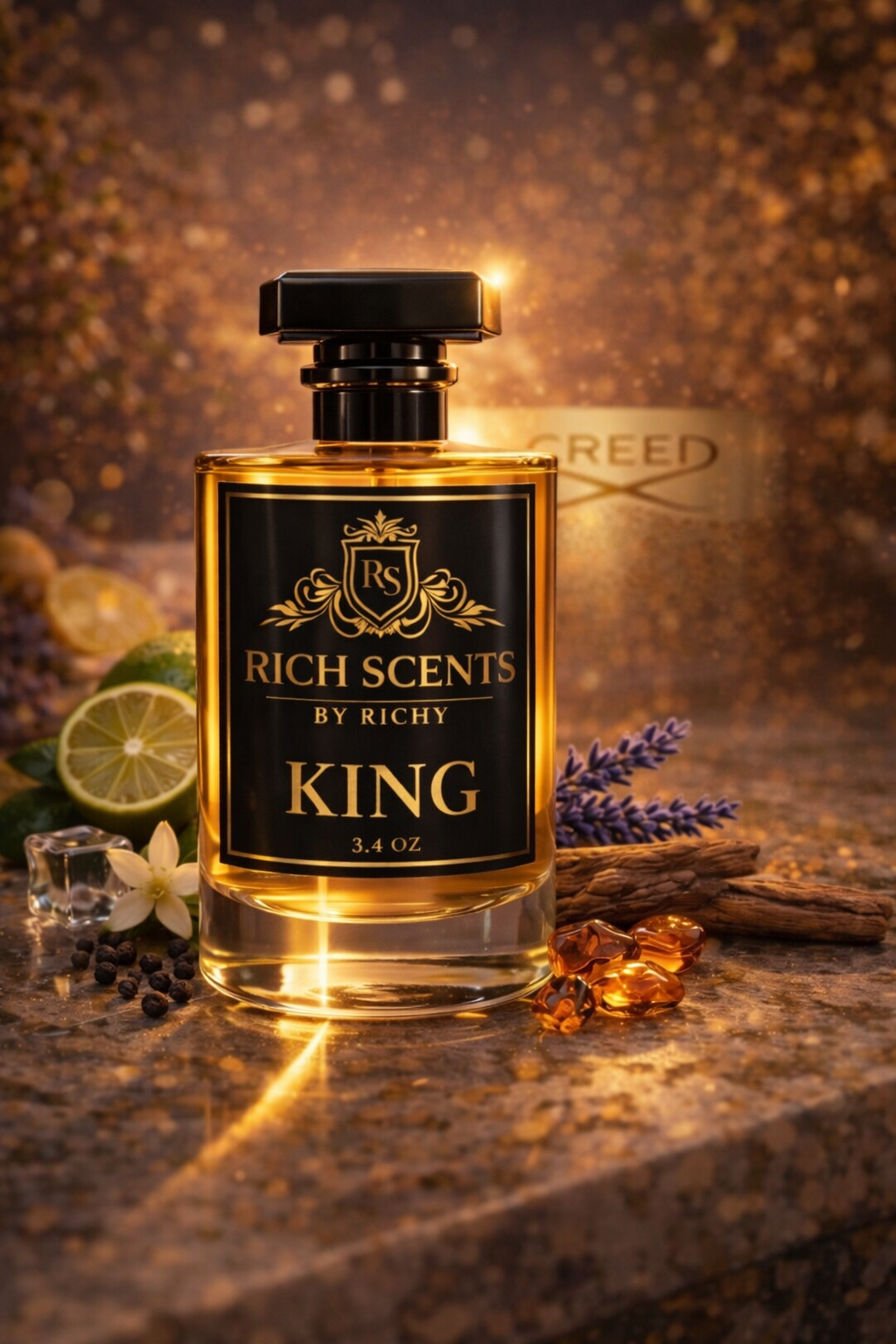 My inspiration of creed absolu aventus 100ml bottle