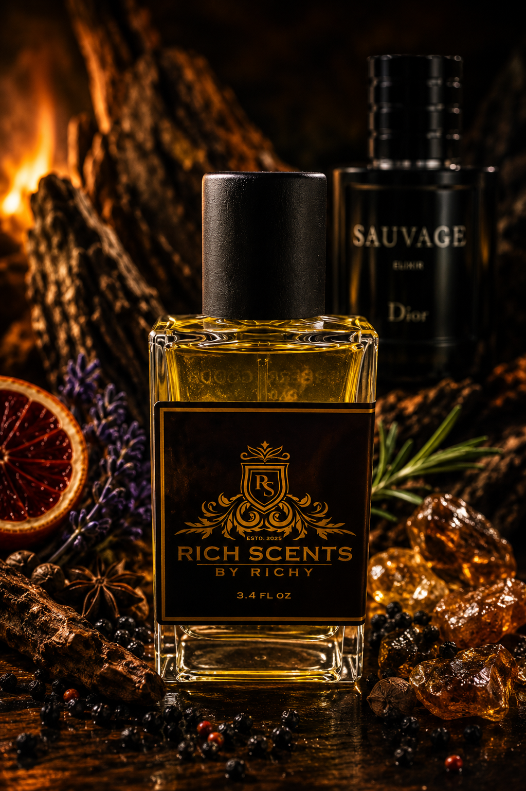My inspiration of Dior sauvage elixir