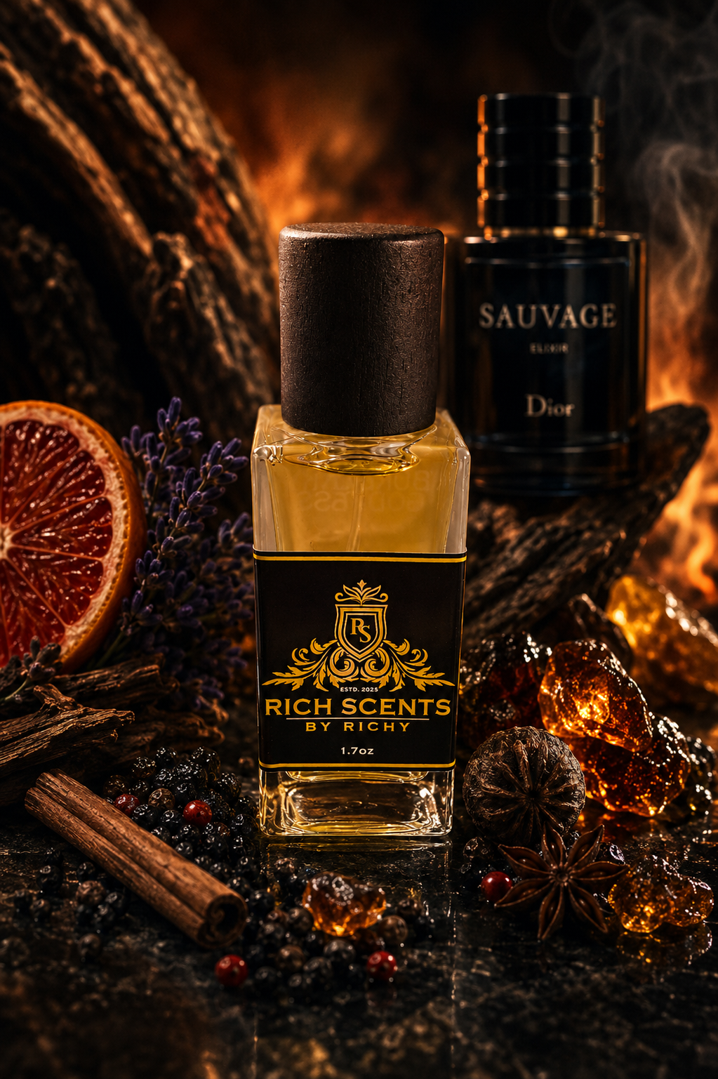 My inspiration of Dior sauvage elixir